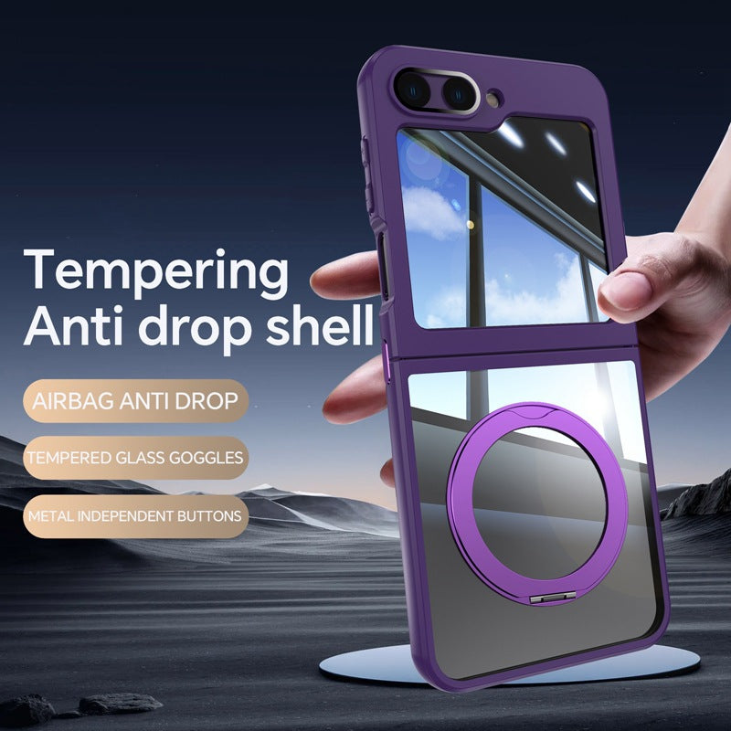 Samsung Galaxy Z Flip Series | Rotating Stand Armor Phone Case