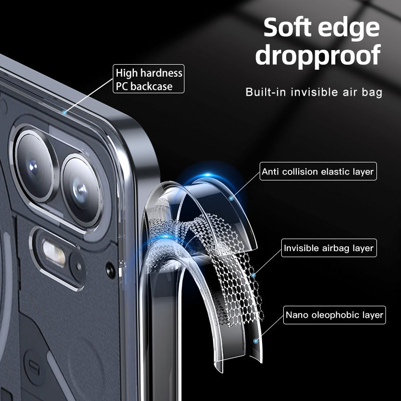 Transparent Frosted Case with MagSafe