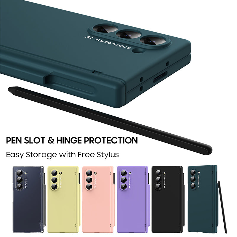 Samsung Galaxy Z Fold6 |  Skin-Feel Matte Phone Case（Complimentary Capacitive Pen）