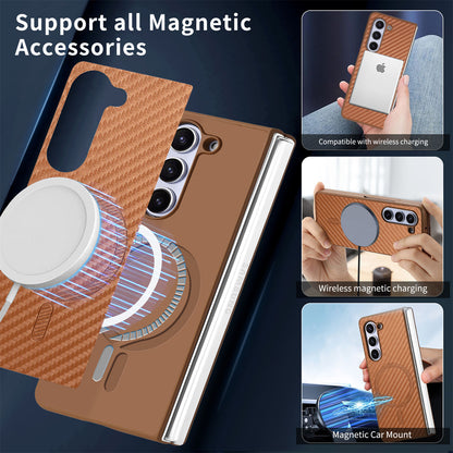 Magnetic Card Holder Carbon Fiber Case