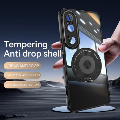 Swivel Stand Transparent Case