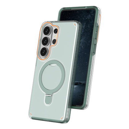 Frosted Semi-Transparent Kickstand Case with MagSafe