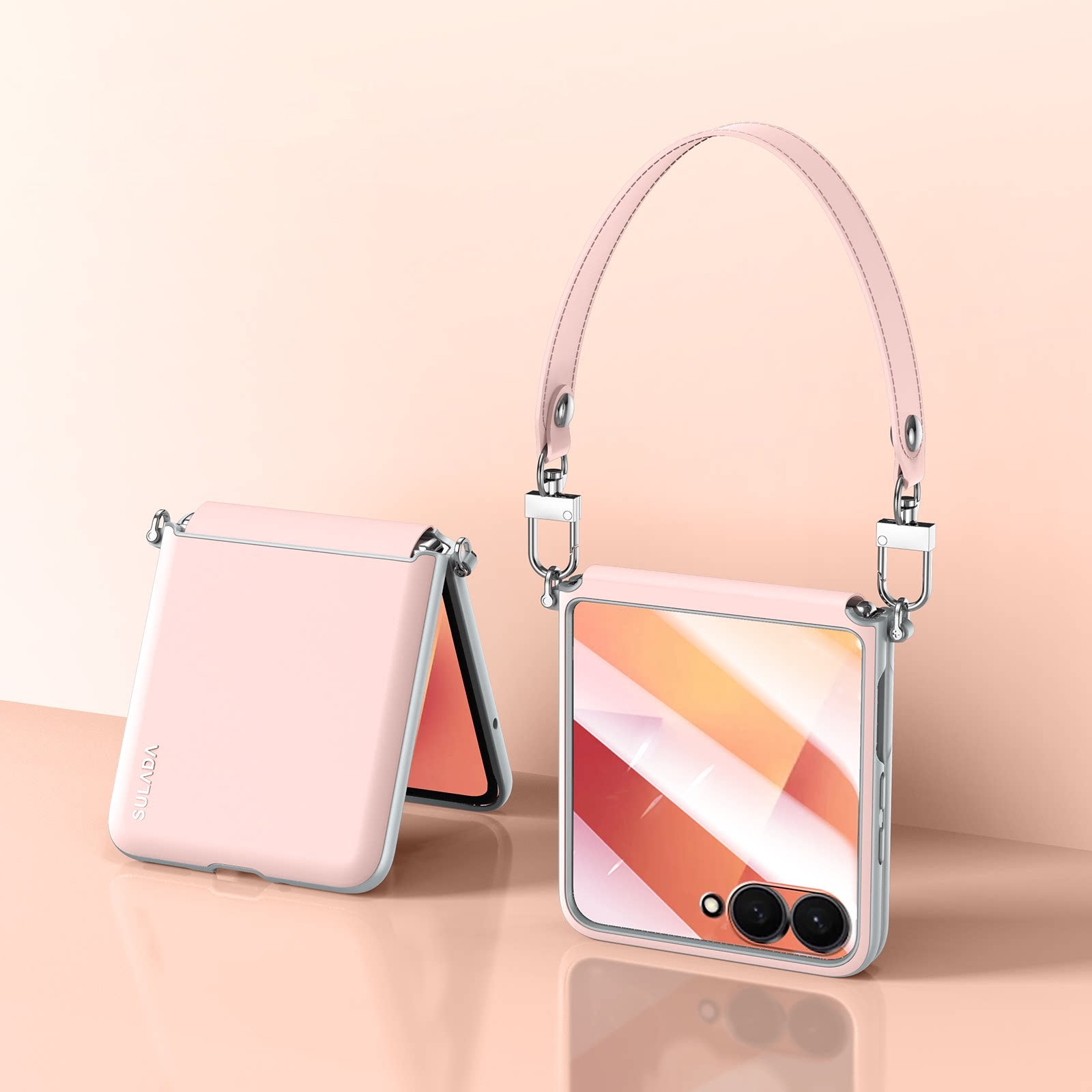 Leather Case with Wrist Strap