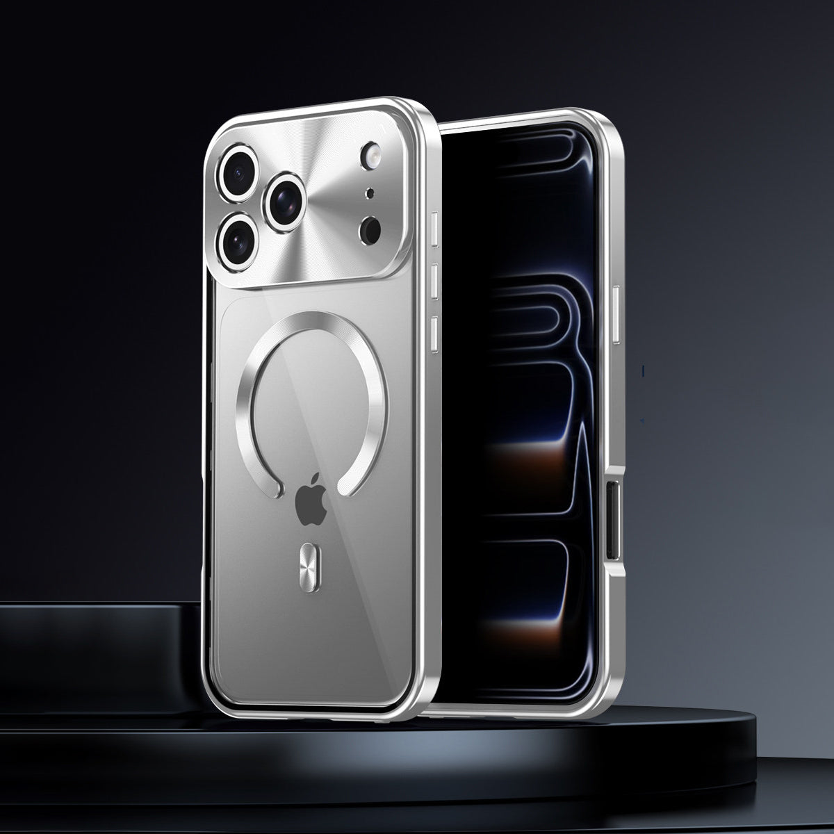 Double-Sided Protective Titanium Case with MagSafe