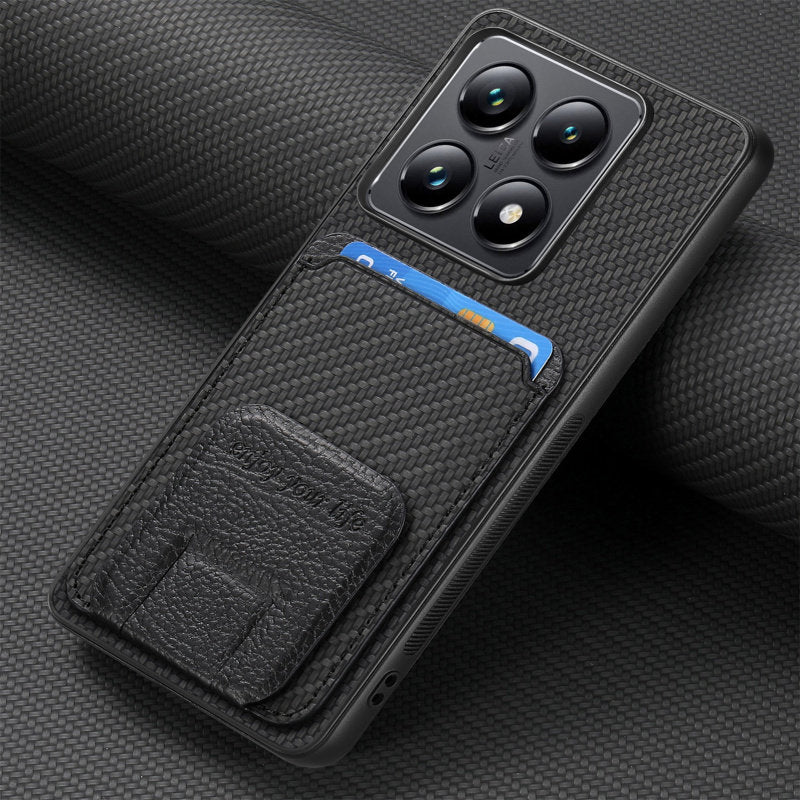 Carbon Fiber Card Holder Case with MagSafe