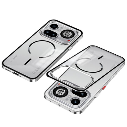 Single-Sided Buckle Metal Frame Case with MagSafe