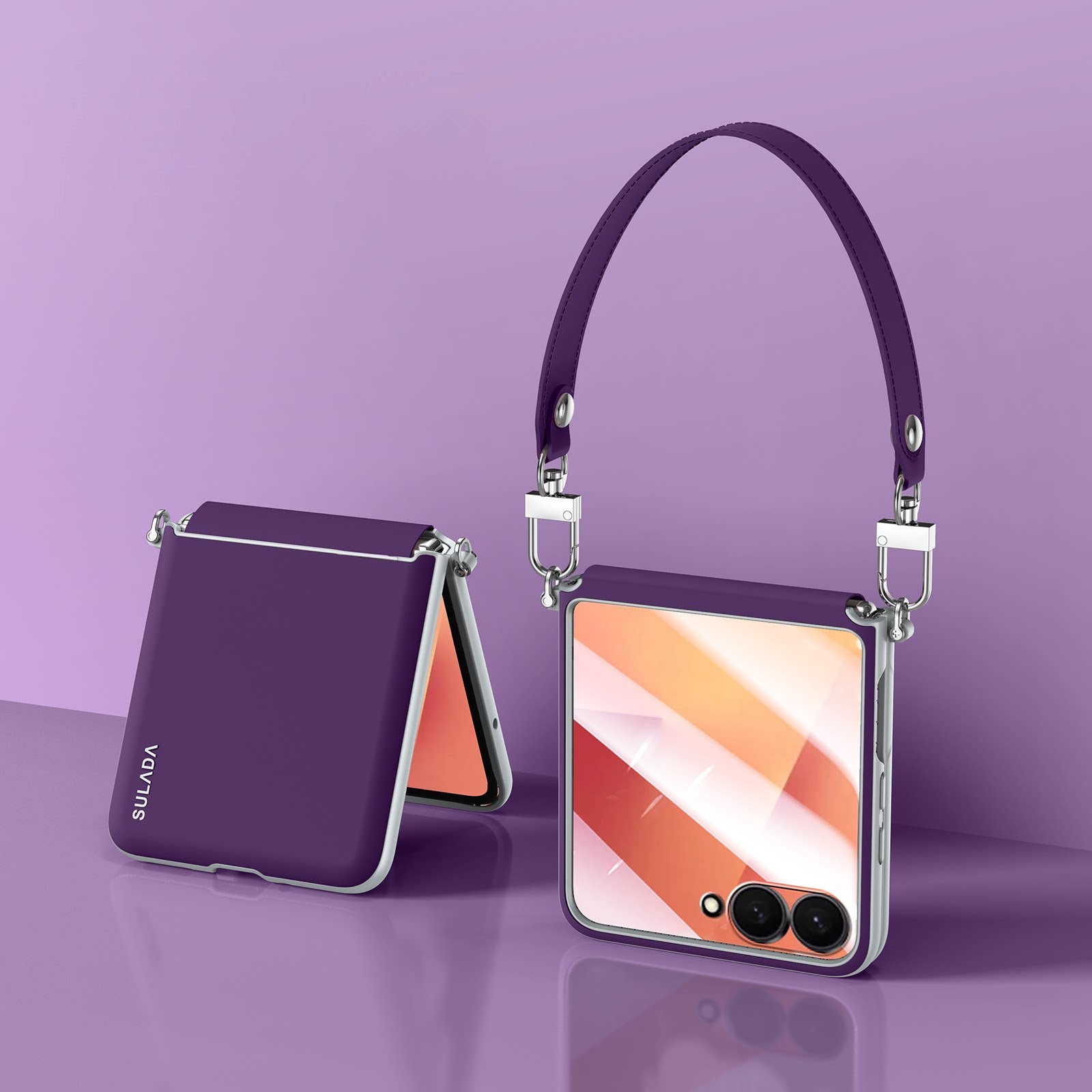 Leather Case with Wrist Strap