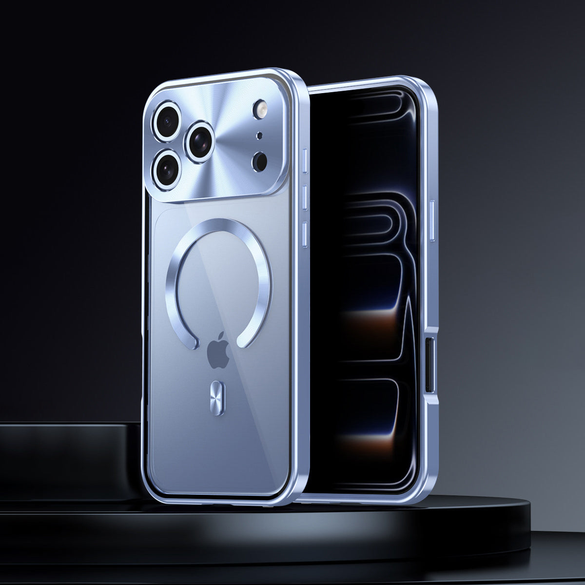 Double-Sided Protective Titanium Case with MagSafe