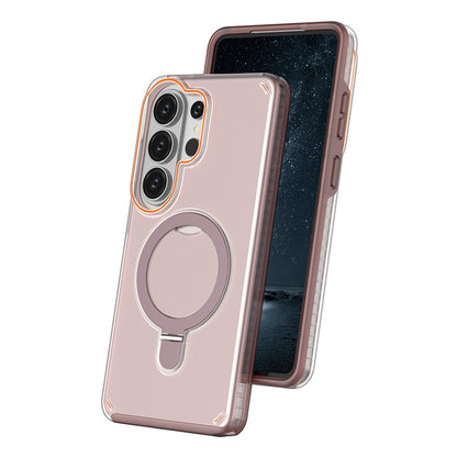 Frosted Semi-Transparent Kickstand Case with MagSafe