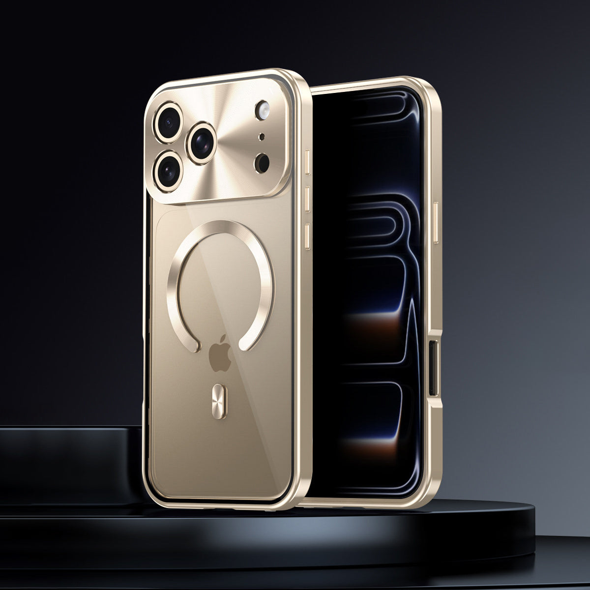 Double-Sided Protective Titanium Case with MagSafe