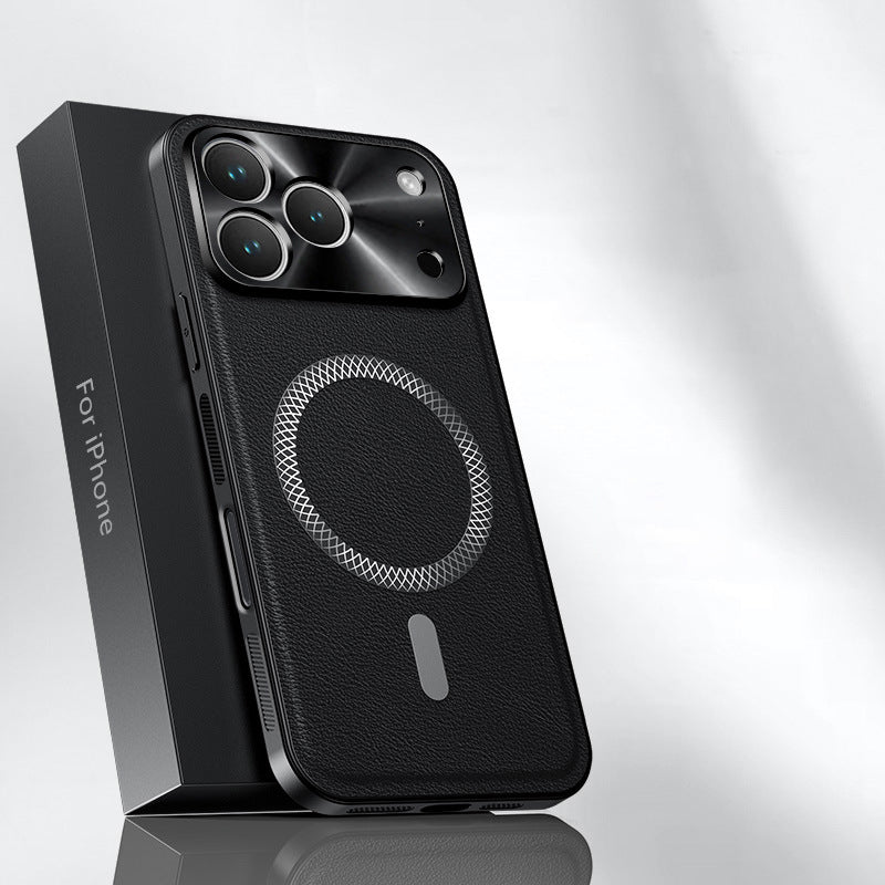 High-Quality Business Leather Case with MagSafe