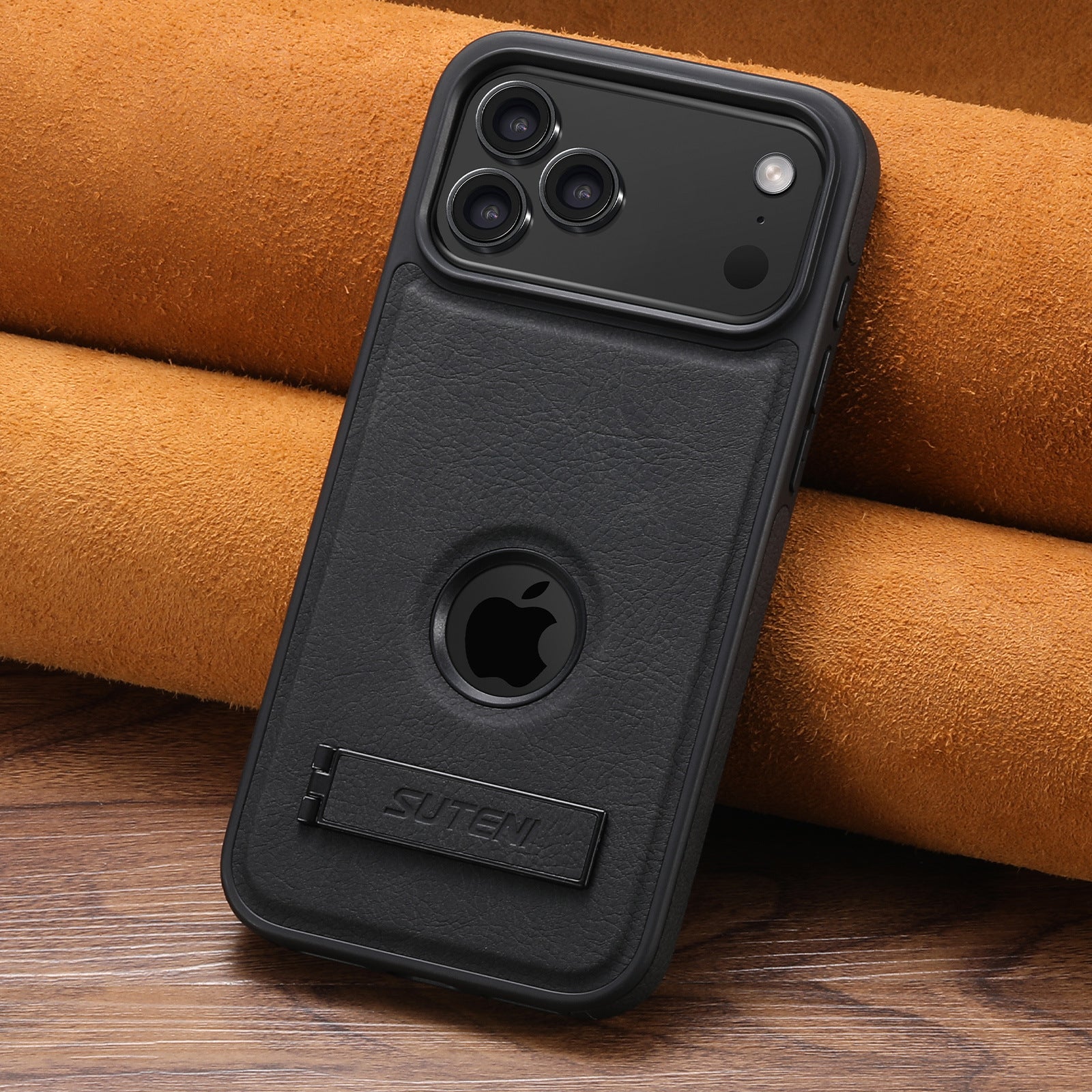 Invisible Bracket Leather Case with MagSafe