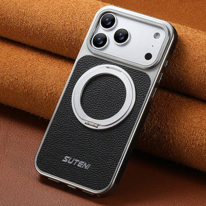 Rotating Ring Leather Case