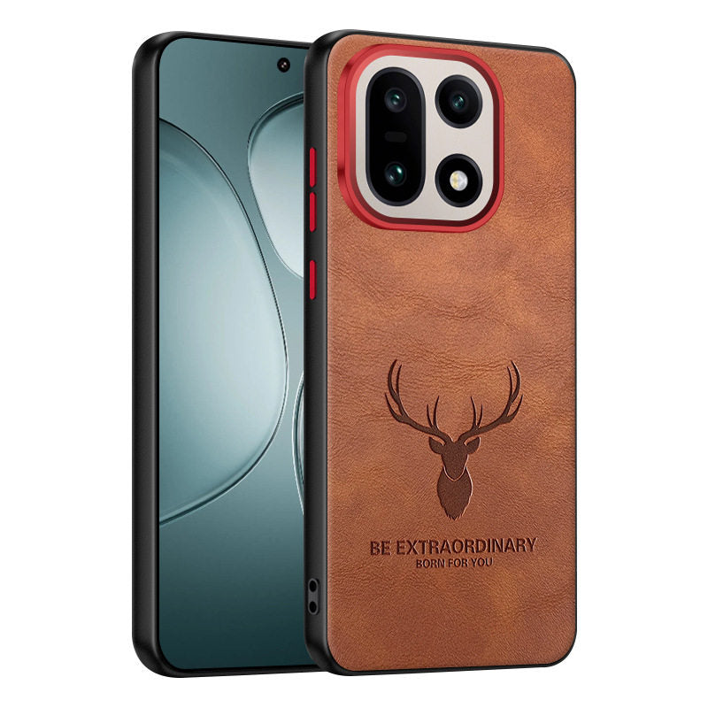 Elk Engraved Leather Case