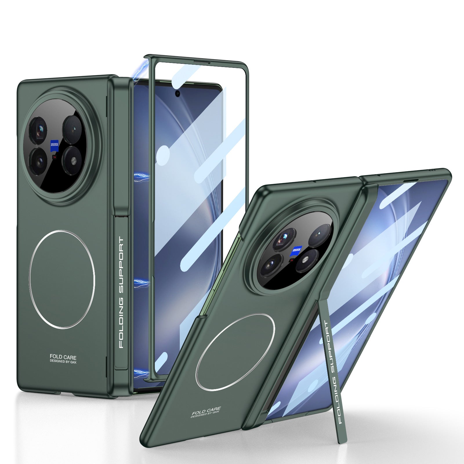 Frosted Ultra-Thin Kickstand Case with MagSafe