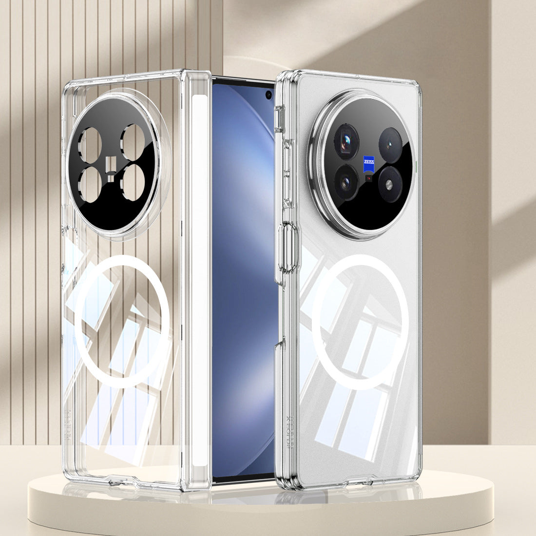 Electroplated Clear Case with MagSafe