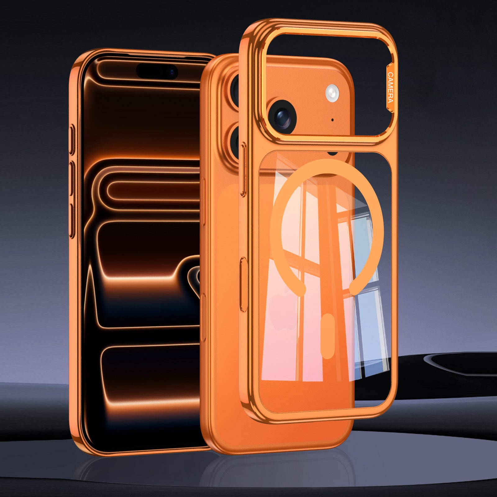 Electroplated Clear Case with MagSafe