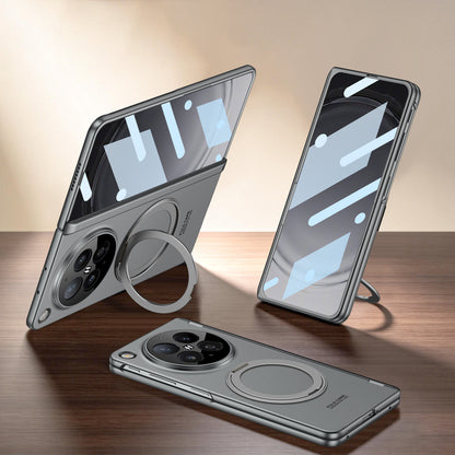 Rotating Magnet Ring Frosted Case with MagSafe