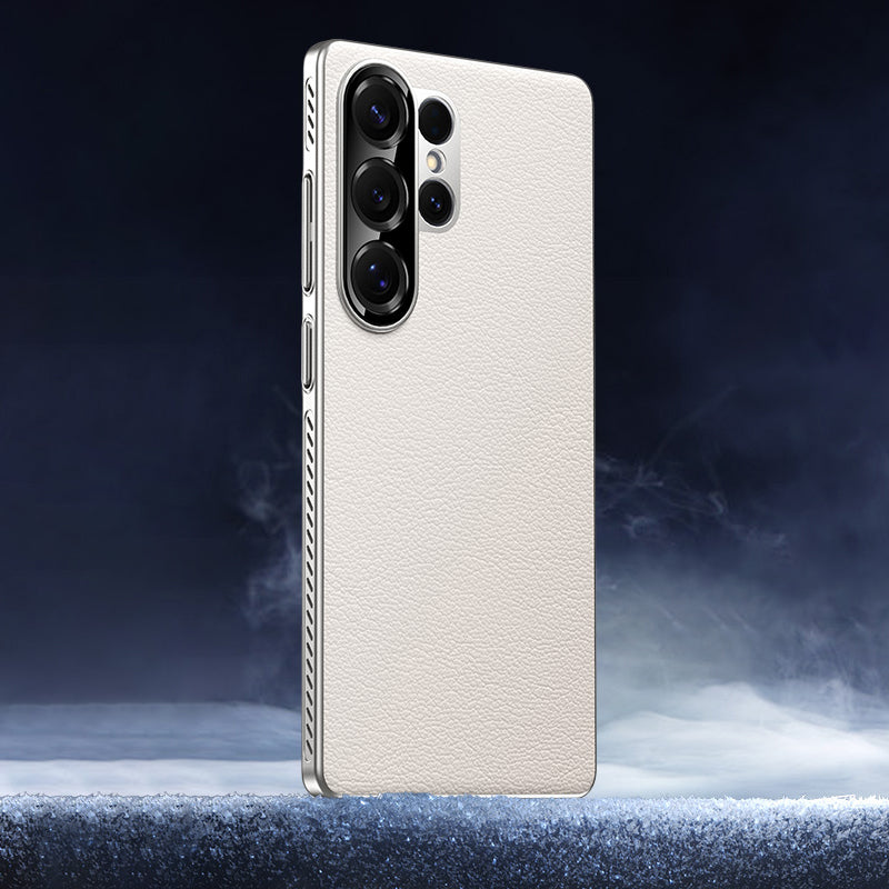 Heat Dissipation Frame Leather Case with MagSafe