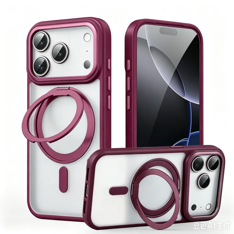Rotating Stand All-Inclusive Anti-Fall Case with MagSafe