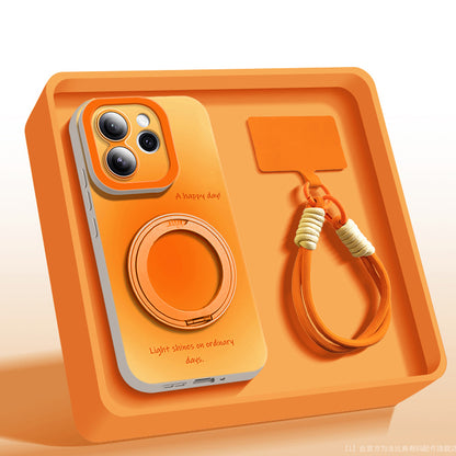 Liquid Silicone Lanyard Case with MagSafe