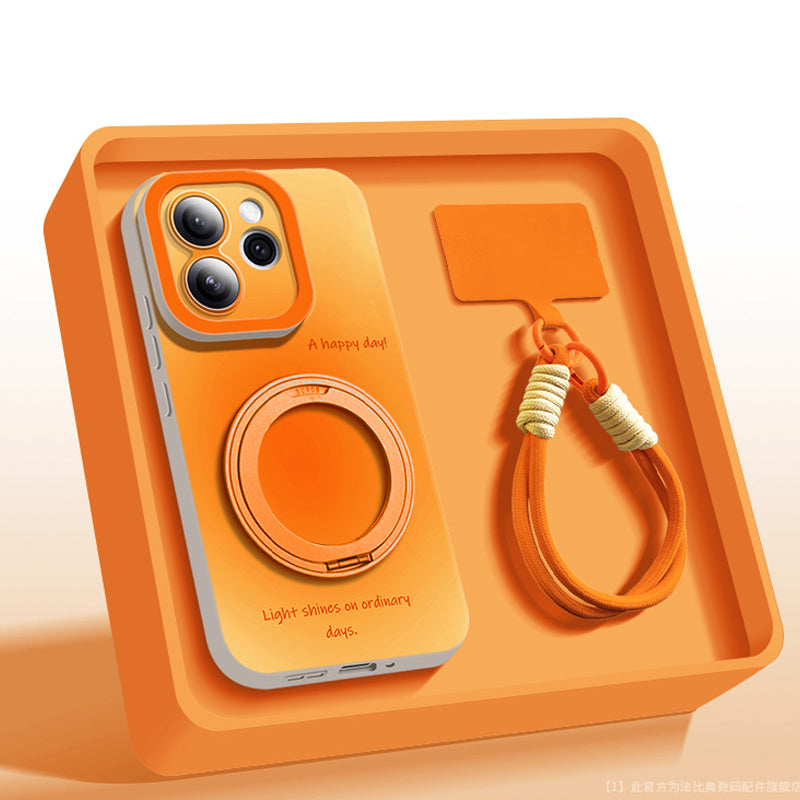 Liquid Silicone Lanyard Case with MagSafe