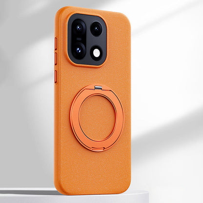 Rock Sand Material Ring Holder Case with MagSafe