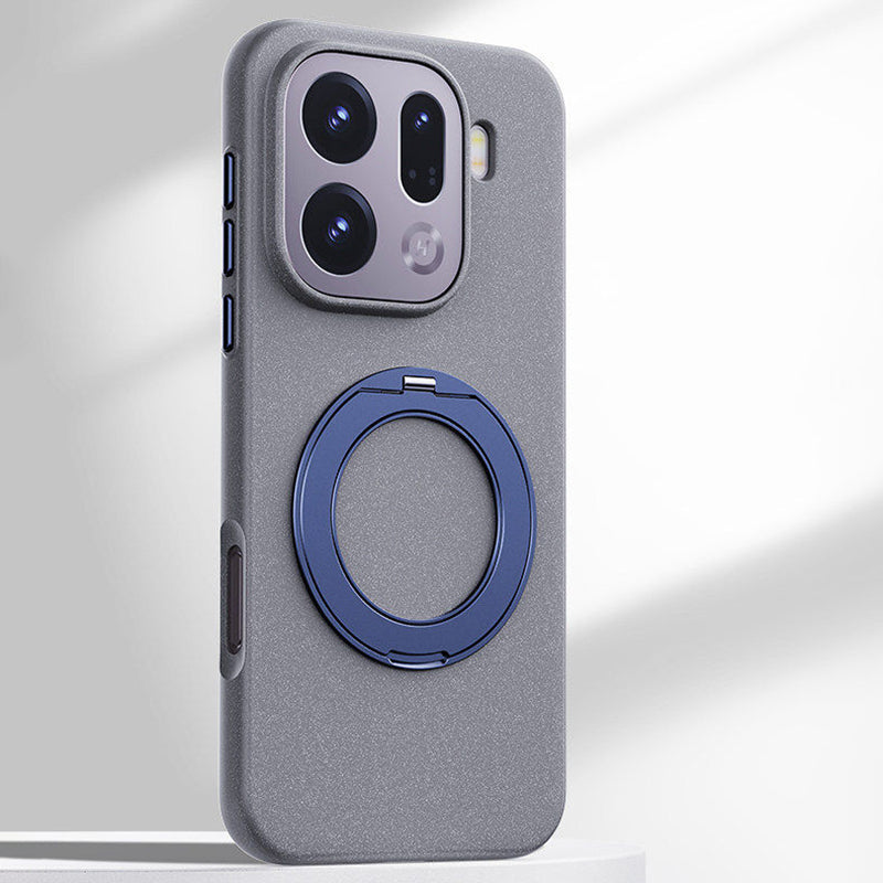 Rock Sand Material Ring Holder Case with MagSafe