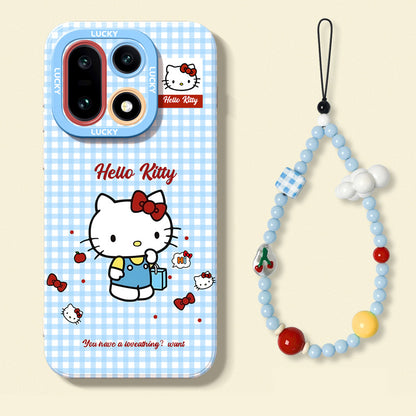 Hello Kitty Liquid Silicone Lanyard Case