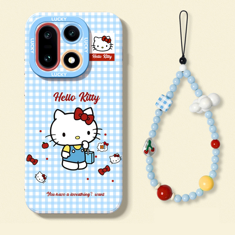 Hello Kitty Liquid Silicone Lanyard Case