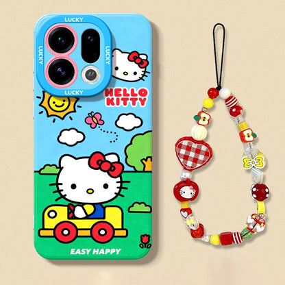 Hello Kitty Liquid Silicone Lanyard Case