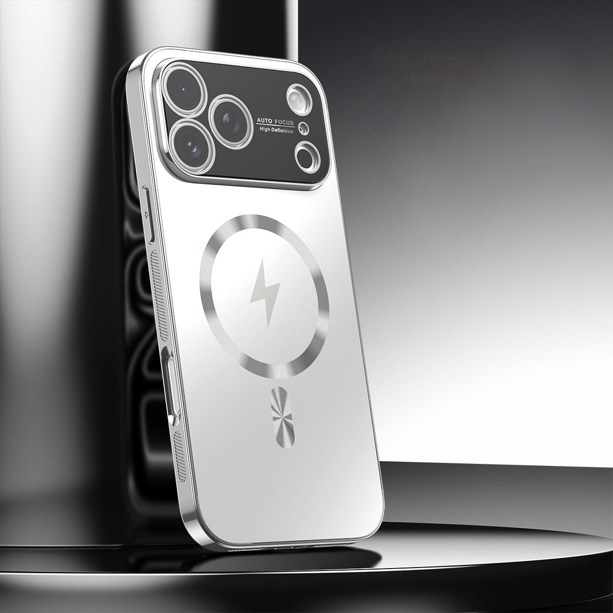 Electroplated Frosted Case with MagSafe