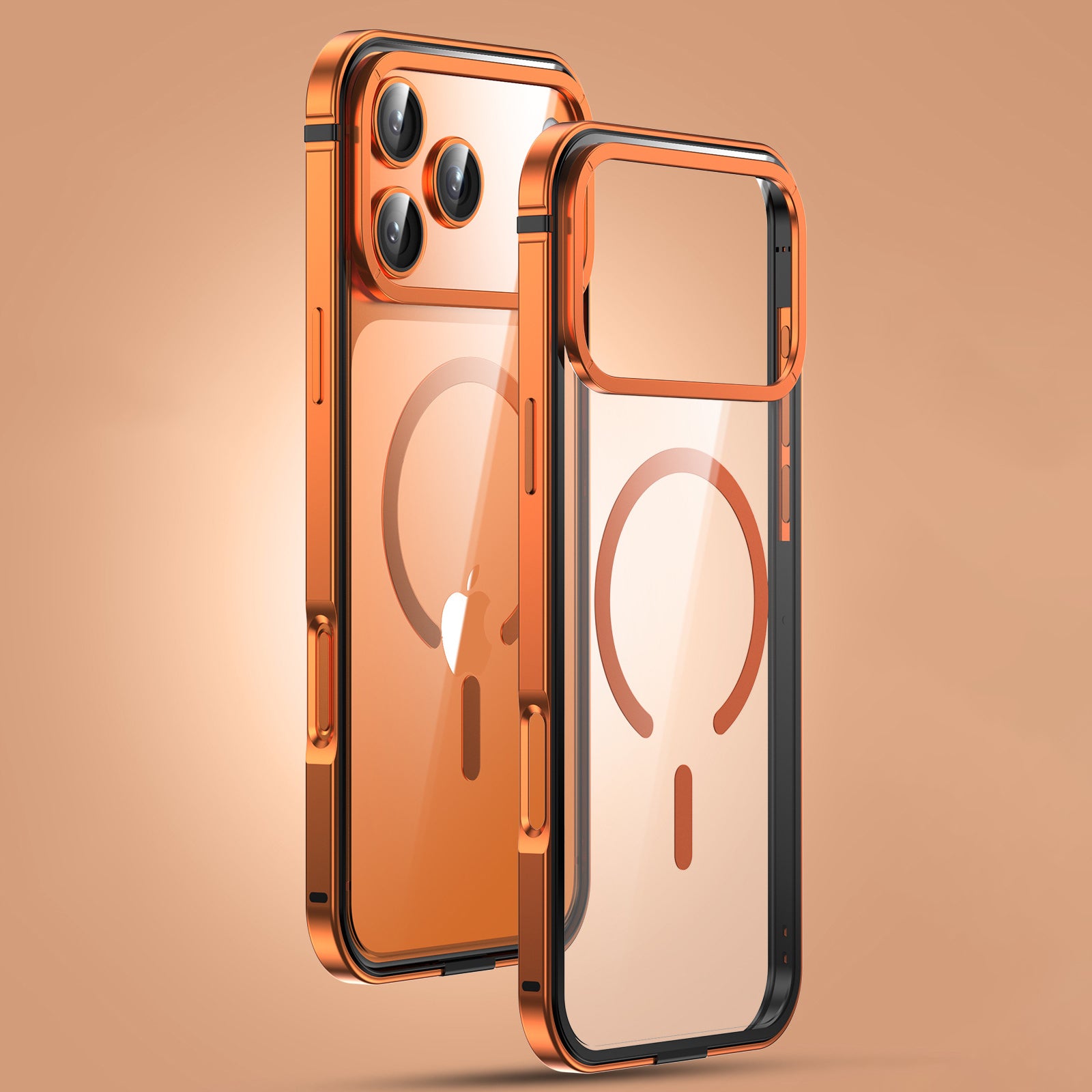 Alloy Frame Transparent Case with MagSafe