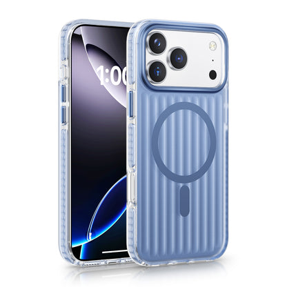 Wave Pattern Frosted Case with MagSafe