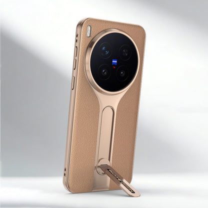 Folding Kickstand Leather Case