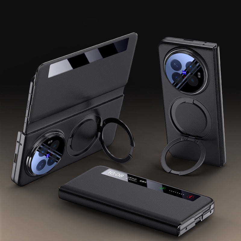 Folding Flip Leather Case with Kickstand