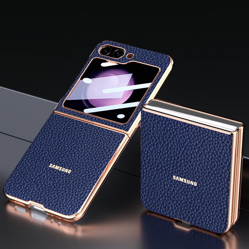Luxury Electroplated Leather Case