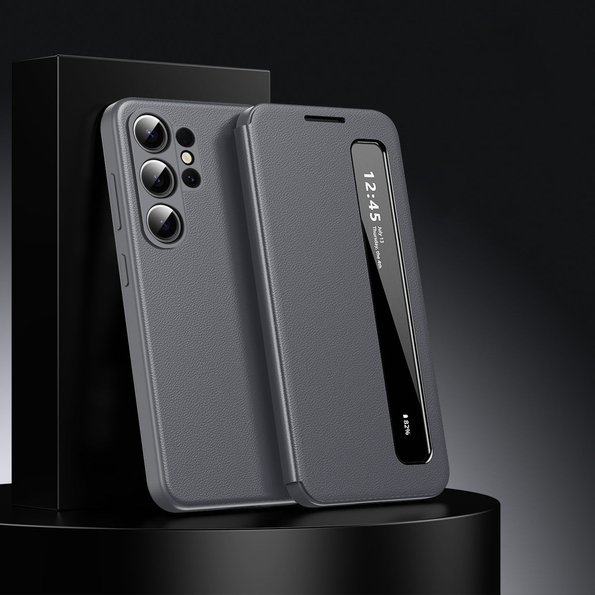 Folding Flip Leather Case