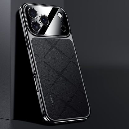 Electroplated Genuine Leather Pebbled Case