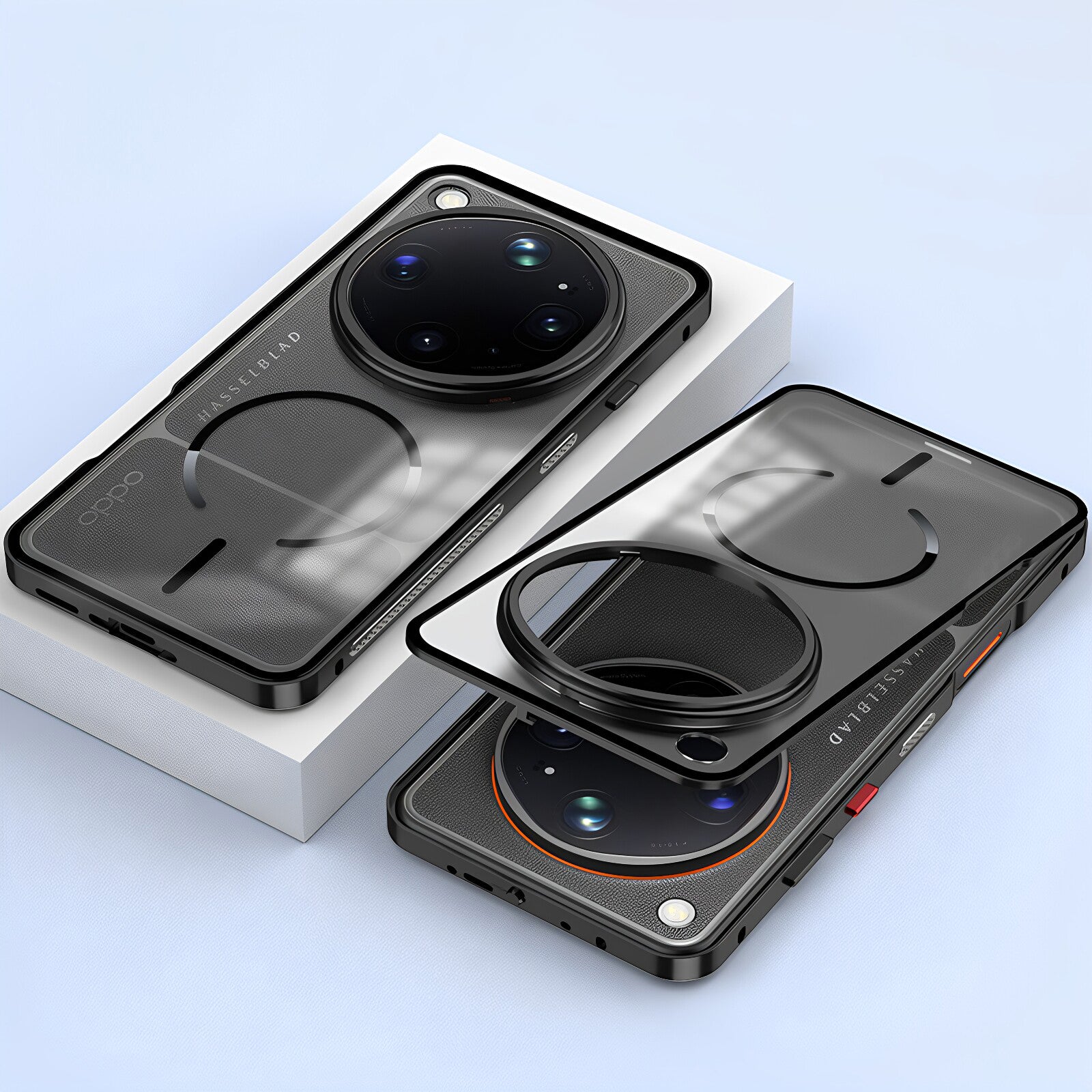 Single-Sided Buckle Metal Frame Case with MagSafe