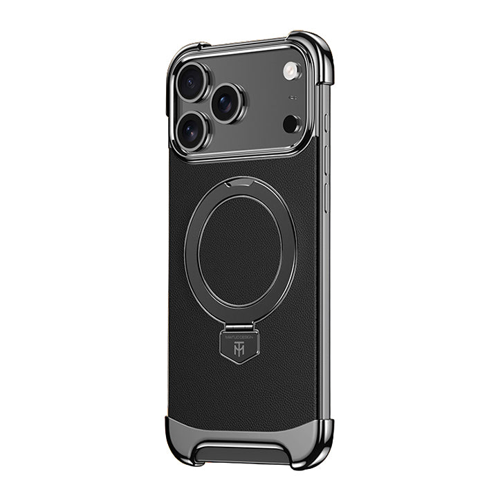 Foldable Stand Leather Case with MagSafe