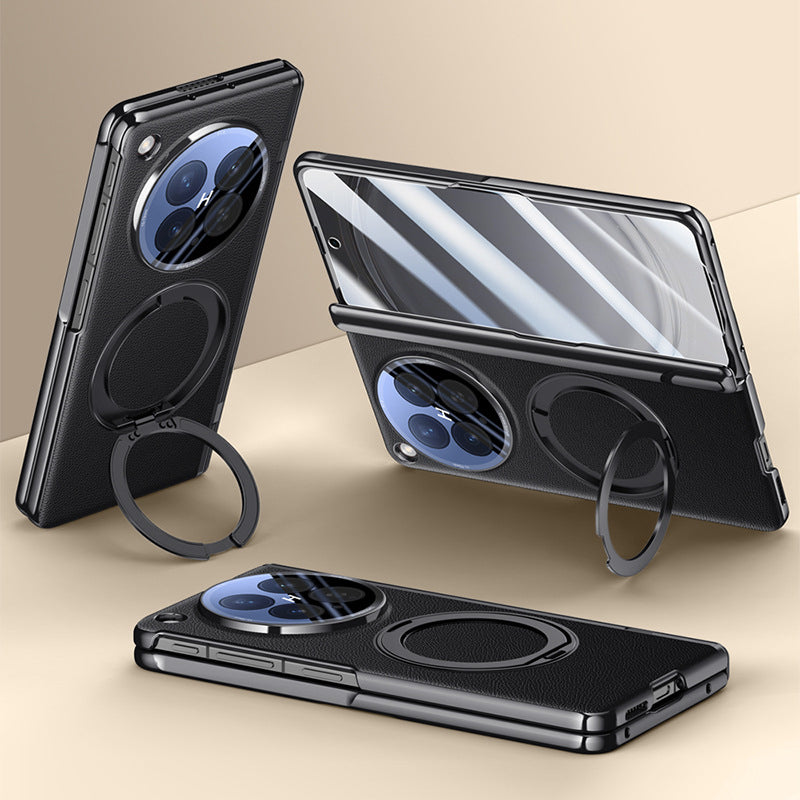 360° Rotating kickstand Leather Case with MagSafe