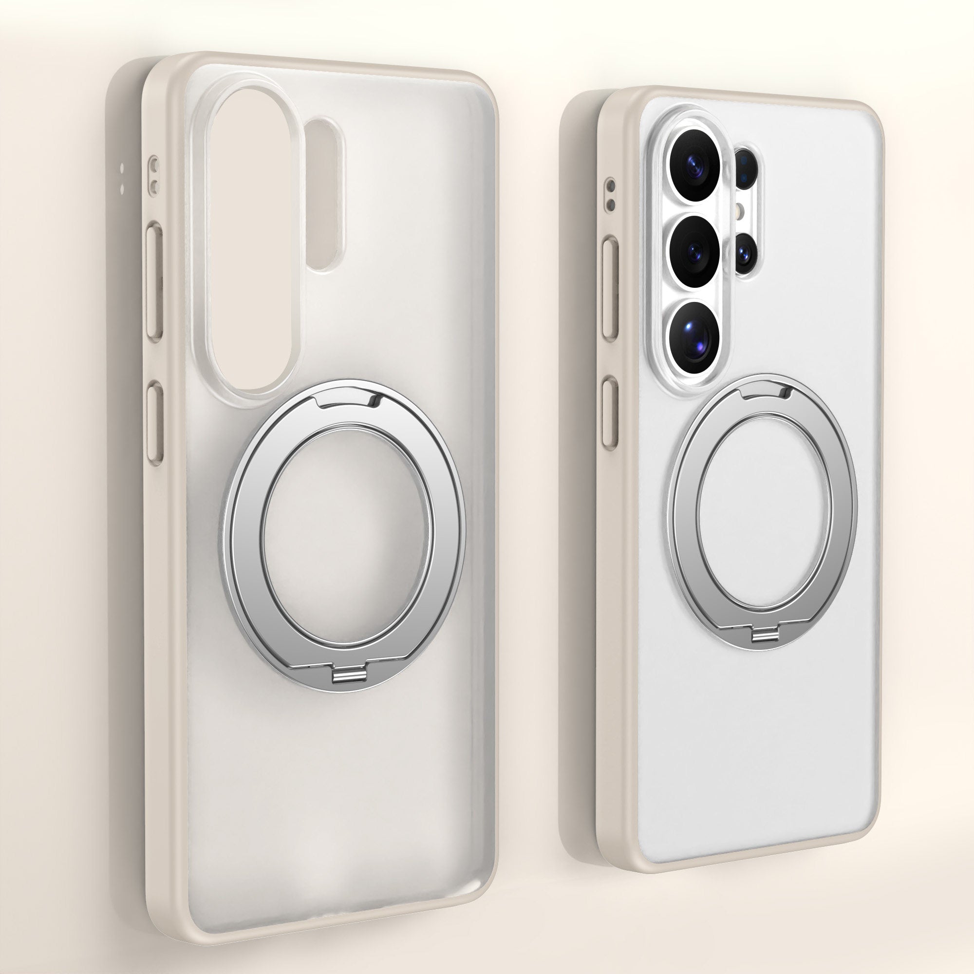 Translucent Frosted Swivel Stand Case