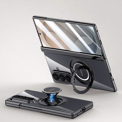 Electroplated Magnetic Ring Kickstand Protective Case