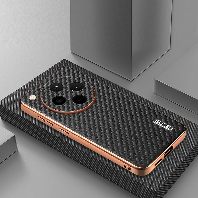 OPPO Series | Carbon Fiber Textured Leather Case