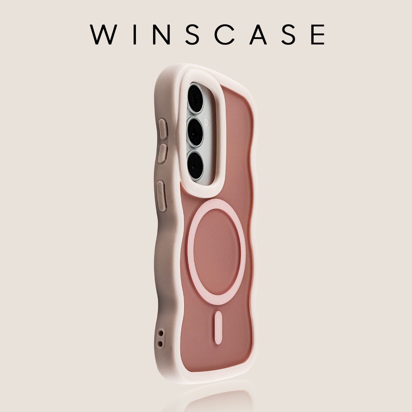 Wave Pattern Translucent Frosted Case