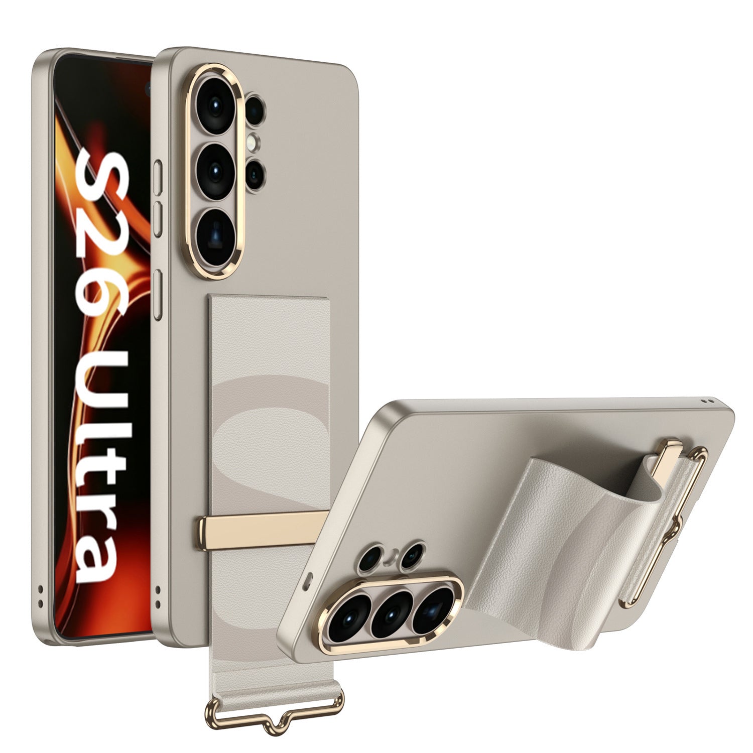 Alphabet Wristband Frosted Protective Case