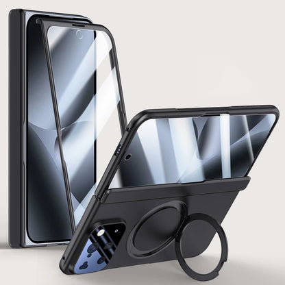 Rotating Magnet Ring Frosted Case with MagSafe