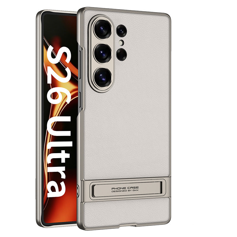 Folding Stand Business Leather Case