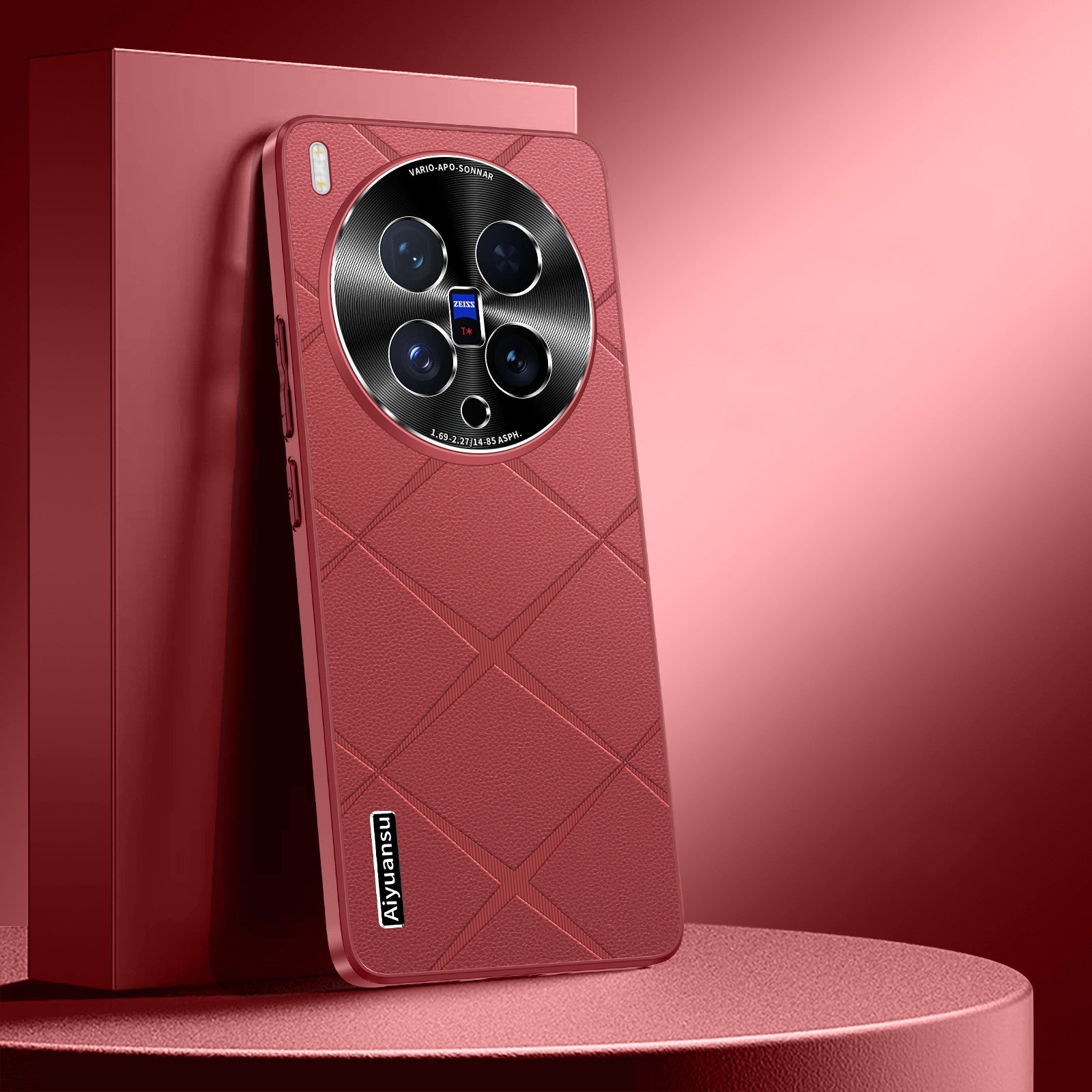 Rotating Ring Leather Case